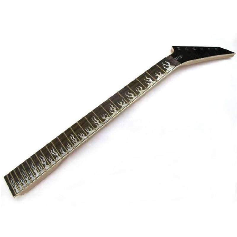 Manche de guitare électrique 24 frettes érable et touche bois rose pour lutherie