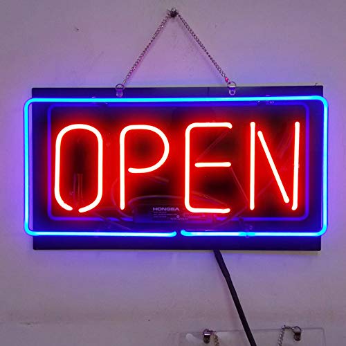 Open Signs Beer Bar Pub Store Party Room Wall Windows Display Neon Signs 17x10