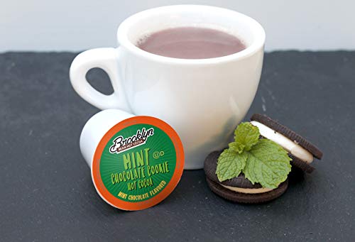 Brooklyn Bean Roastery Mint Chocolate Cookie Single-Cup Hot Cocoa For Keuirg K-Cup Brewers, 40 Count #TOP3