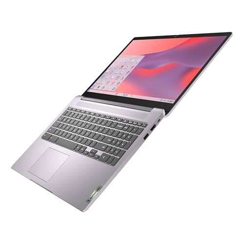 Image of Lenovo Chromebook 15 (15.6 inch FHD Anti-glare, 4GB RAM, 64GB eMMC + 64GB SD Card, Intel Celeron N4500), for Home, Students & Everyday Use, Lightweight, Webcam, Wi-Fi 6, 10-Hr Long Battery Life, Chrome OS