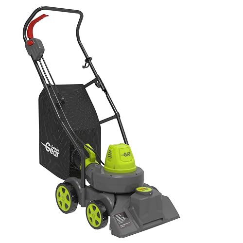 Garden Vacuum Lightweight 1200w 45 Litre Collection Bag Ideal for Lawns Patios Artificial Grass Powerful 12,000rpm Motor Garden Gear