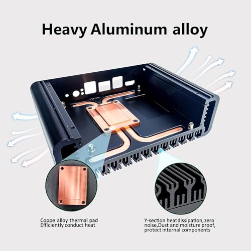 Image of Solid Firewall Industrial Mini PC N150(4C /4T) DDR5 2xNVMe 4xi226-V 2.5G Fanless Soft Router Proxmox Host Server