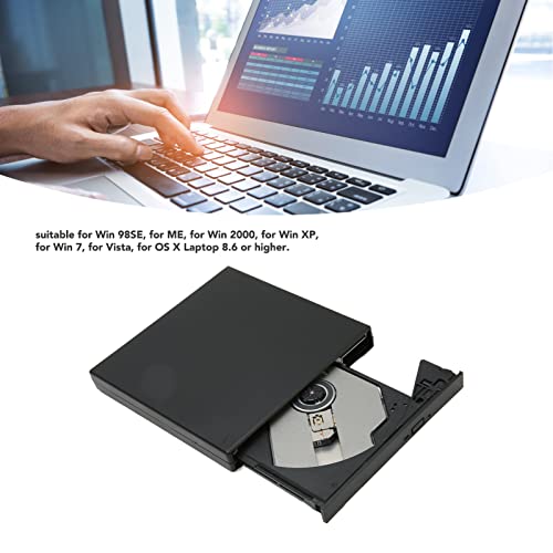 Unidad DVD Externa USB 2.0 Compatible Laptop PC miniatura 3