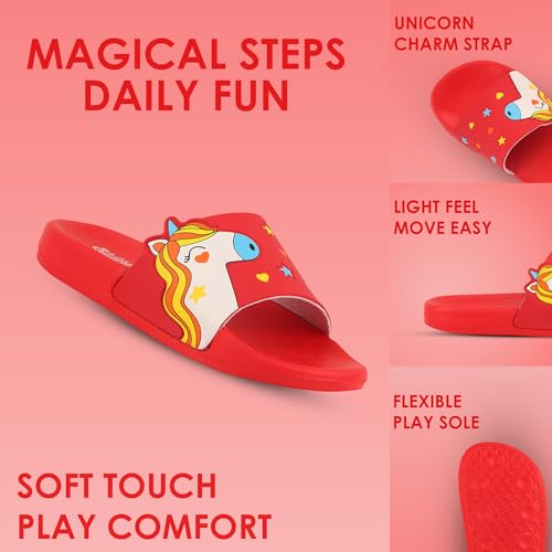 Image of URJO unisex-child Urjo Fandom Kid's Sliders /Slippers Lightweight Super Flexible Stylish Dailywear Sliders /Slippers Boy's & Girl's Slipper