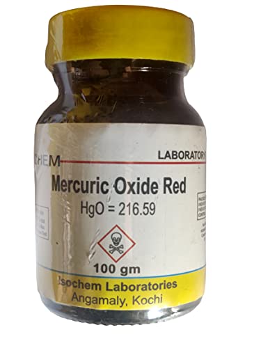 ISOCHEM Mercuric Oxide Red (100GM) Min 99% Assay (B09NNRPDQ5) Amazon Price History, Amazon Price Tracker