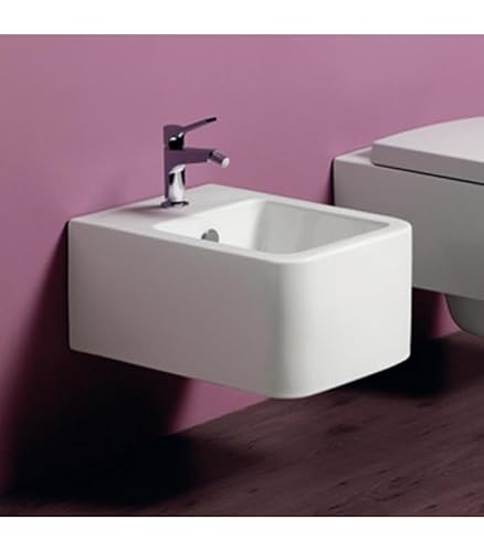 Simas Flow FL64 bidé suspendido, blanco