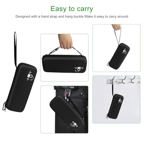 Image of Stethoscope Carrying Case, Hard Stethoscope Case Compatible for 3M Littmann Classic III, Cardiology IV Diagnostic, MDF Acoustica Stethoscopes and Other Nurse Accessories (Black)