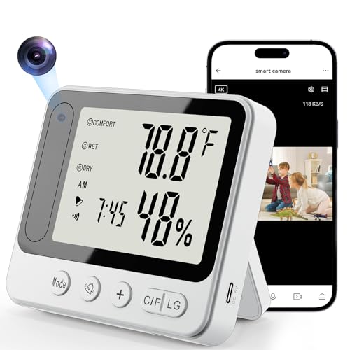 Tccbac 4K Hidden Camera Thermometer