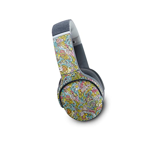 Image of MightySkins Carbon Fiber Skin Compatible with Skullcandy Crusher Evo Wireless - Ultra Hippie | Protective, Durable Textured Carbon Fiber Finish | Easy to Apply | Made in The USA