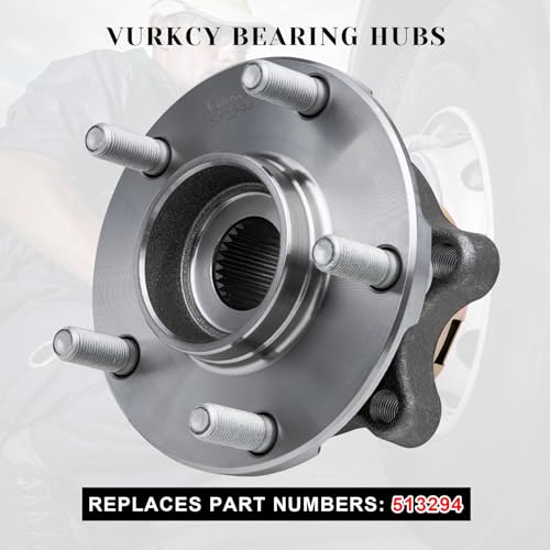Vurkcy Front Left/Right Wheel Bearing Hubs Assembly Compatible with Nissan Altima 2007-2012 (2.5L 4-Cylinder Models Only), 5 Lugs w/ABS, Replaces 513294, 1PCS by Vurkcy - Image 3