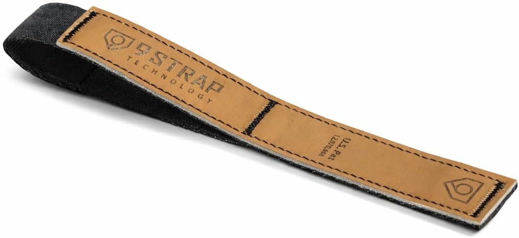 9 Strap Baseball Grip Strap Full Hide Hitting Tool | Original Two-Handed Swing Trainer for Injury Prevention, Bat Speed & Proper Mechanics