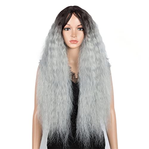 Perruque synthétique lace front pour masquer les démarcations capillaires