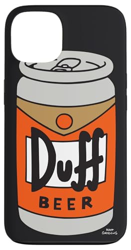 The Simpsons Duff Beer Nero Custodia per iPhone 13