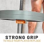 Magnetic Barbell Collars [Bells of Steel] Premium Weight Bar Clamps, Quick Release Barbell Clips, Olympic Barbell Clamps, Rubberized Gym Clips for Weightlifting Bar, Pair, Orange - Image 5
