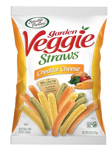 Sensible Portions Garden Veggie Cheddar Cheese Straws, 6 oz