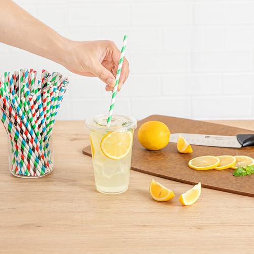 Pitillos de papel flexibles pack de 1000 unidades 19.7 cm miniatura 5
