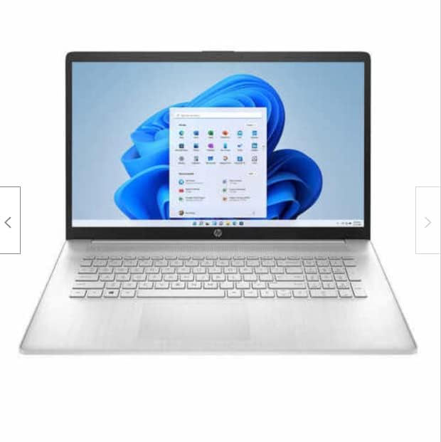 HP Pantalla táctil de 17,3" 17-cp0035cl AMD Ryzen 5 5500U, memoria DDR4 de 12 GB, disco duro de 1 TB, cámara web, Bluetooth, Windows 11