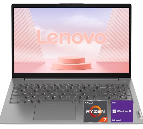 Lenovo Notebook V15, edizione speciale business, 15,6 FHD, AMD Ryzen 7 7730U (Beats i7-1365U), memoria da 16 GB, SSD PCIe da 1 TB, durata militare, Wi-Fi 6, lunga durata della batteria, Windows 11 Pro