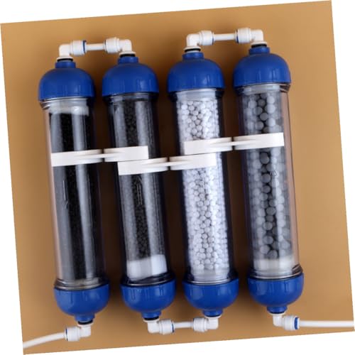 MUELODSIC 小型家用浄水ボトル用透明厚手フィルターハウジング 多機能浄水器交換用セジメントシェル 漏れ防止シールリング付き日常水質改善