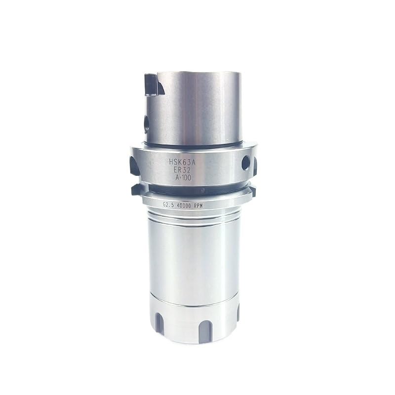 1 stück Hsk63a Er16 Er20 Er25 Er32 Präzision 0,001mm Ausgleichsgeschwindigkeit G2.5 40000 RPM Hochgeschwindigkeits-CNC-Werkzeughalter Hsk 63a Er Fräsfutter(HSK63A-ER16A-150L)