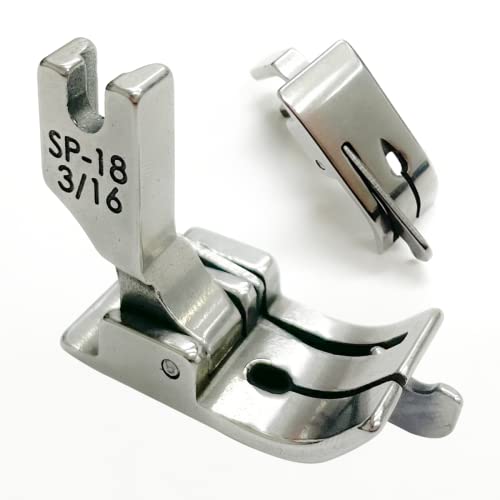 Pé Calcador Maquina Reta Industrial Pesponto Com Guia Sp18 3/16 Lado Direito Maquinas Eletrônicas convencionais Pé Calcador Maquina Reta Industrial Pesponto Com Guia Sp18 3/16 Lado Direito Maquinas Eletrônicas convencionais
