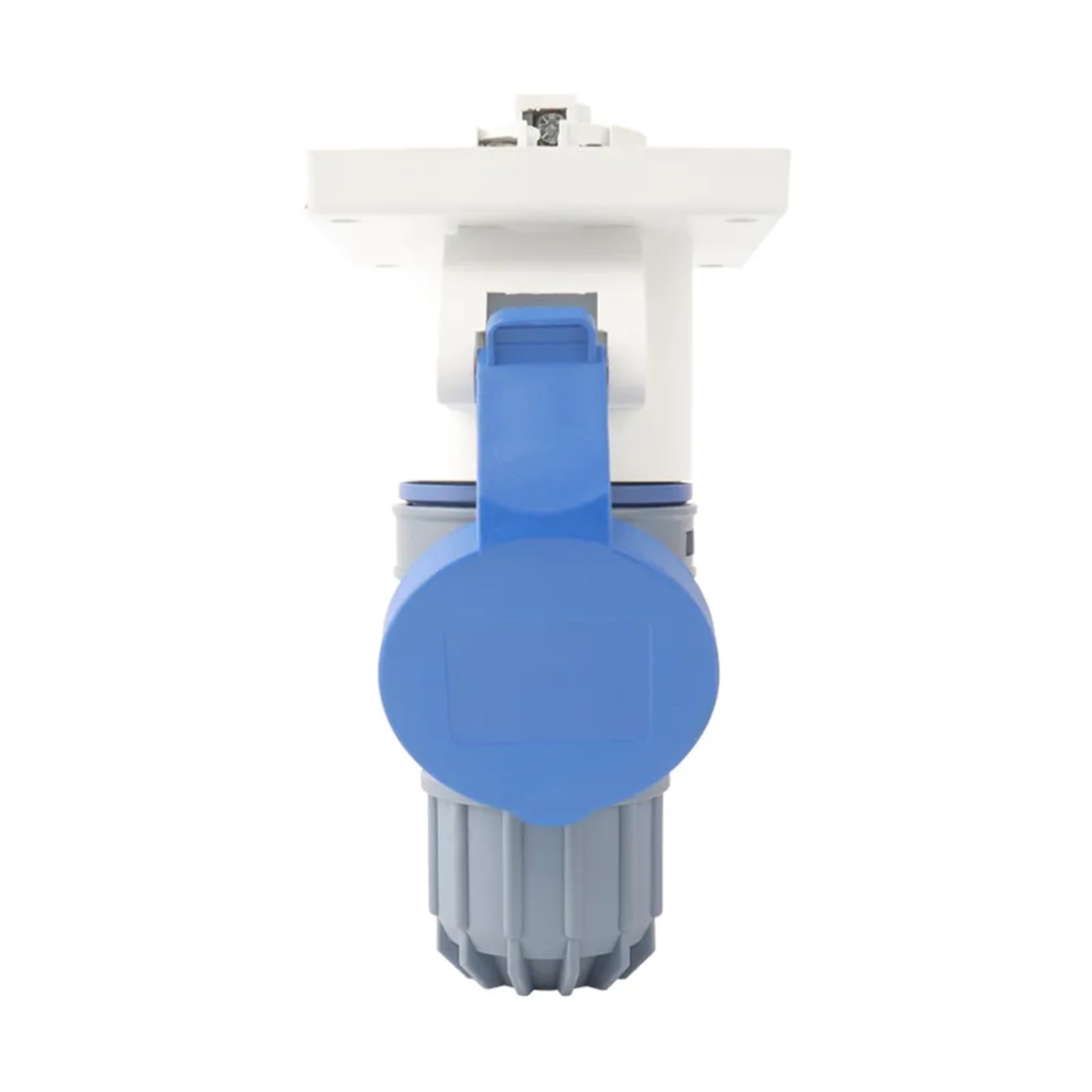Spina e Presa Industriale IP44 16A/32A 3P 4P 5P Pannello di accoppiamento Impermeabile antideflagrante Presa montata a Parete(32a-Inward Tilt Socket)