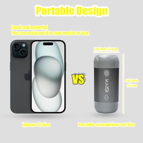 Kaisi Portable Screwdriver 12-in-1 Screw Driver Multi Screwdriver Set All in ...