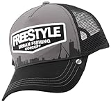 Spro Trucker Cap Freestyle Grey - Angelcap, Cappy für Angler, Angelmütze, Anglermütze, Schirmmütze, Truckercap, Basecap