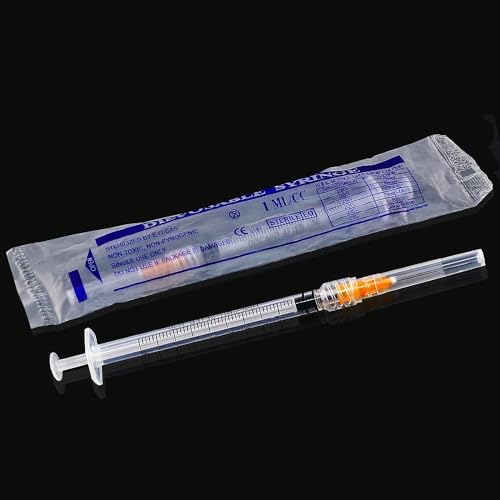 Image of 1ml 25G 1inch Syringe, Sterile Disposable Packaging. (20)