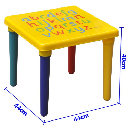 Children Kids Alphabet Learn & Play Table & Chair Set Children Furniture Educational Gift Christmas Gift Secret Santa - Image 6