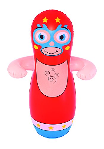 Bestway Inflatable Blow UP 3D BOP Wrestle Punch Punching Boxing Bag Kids Toy
