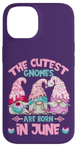 Born In June Gnomie For Women And Men Cute Birthday Gnome Case for iPhone 14