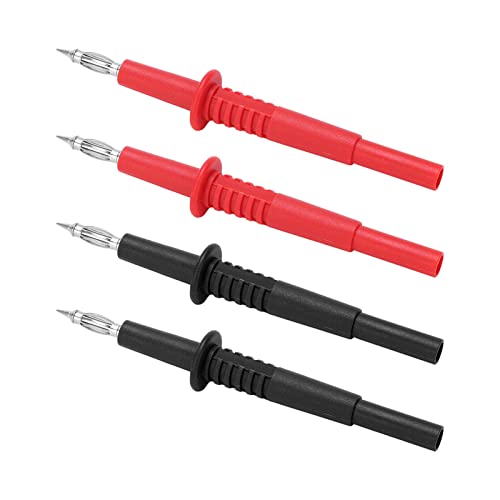 Image of Lantern Tip Test Probe, 2Set Multimeter Test Leads with 4mm Banana Plug, Digital Multimeter Probes Electrical Test Probe Lantern Tip 4 Grid Tie Inverter Solar Micro Inverter