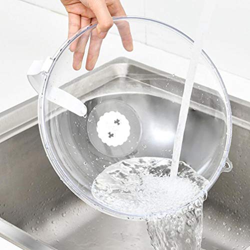 HEMOTON Fumante Cloche Capa para Placa de Microondas, Espátula de Espátula para Cozinha, Comida, À P