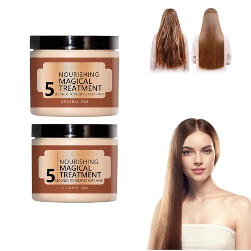 Tratamiento capilar mágico nutritivo, 5 segundos para restaurar el cabello suave, mascarilla capilar de acondicionamiento profundo para cabello seco y dañado
