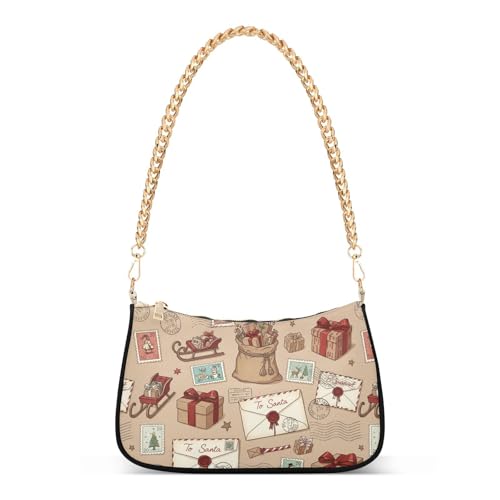 Sac banane femmes motif courrier imprimé festif et chaleureux