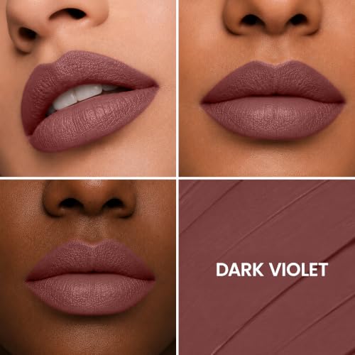 Image of Fashion Colour Supreme Lasting Honey Lip Non Transfer Lipstick 2.6g | Lipstick For Women | Available in 18 Super Creamy Shades | (301-Dark Violet, 2.6g)