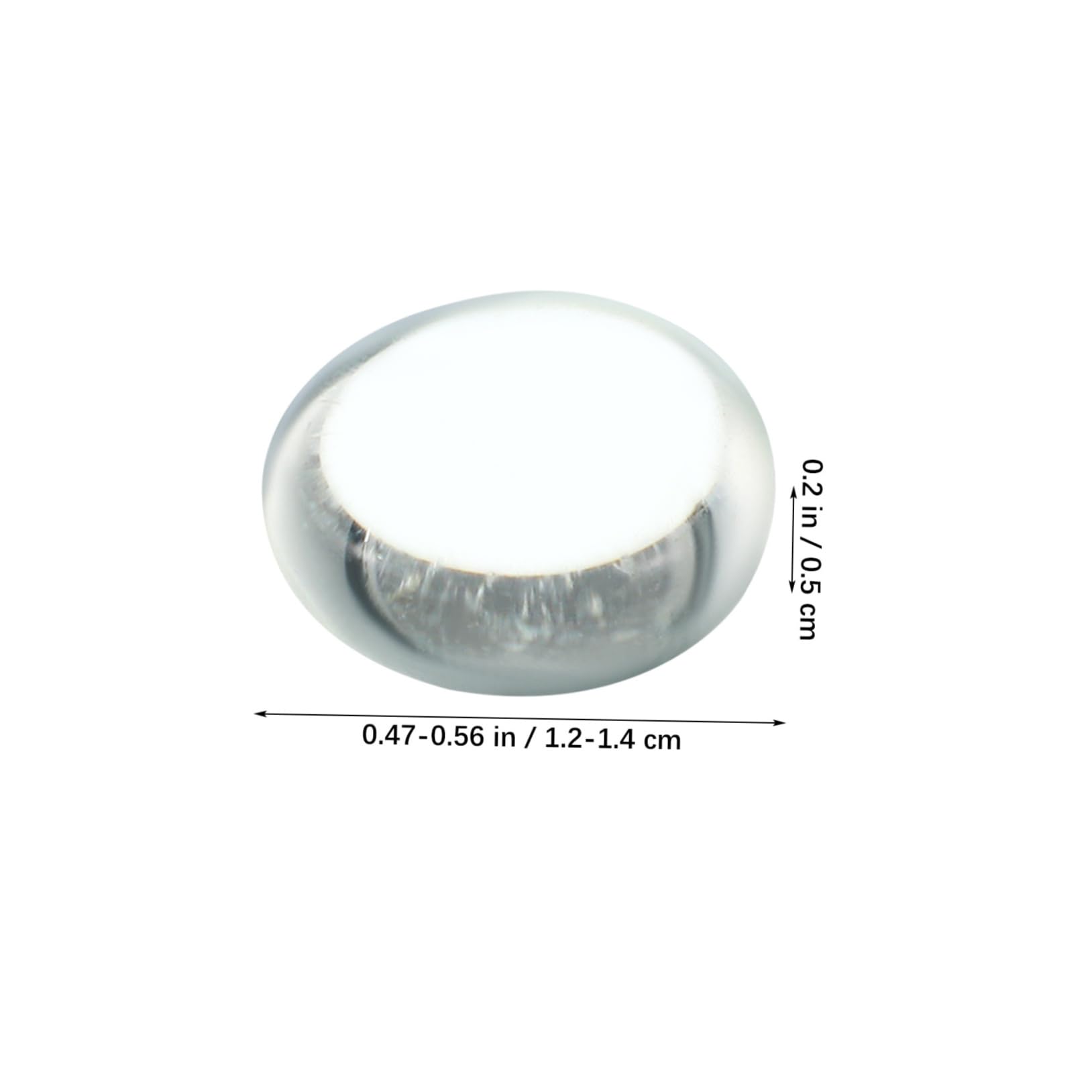 TOYANDONA 400pièces Marbres Verre Plat Transparent Perles Décoratives pour Vases Aquariums Et Artisanat pour Centre De Table Et Décorations De Poissons