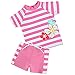 TFJH Girls Swimsuit 5-6 Years UPF 50+ UV HotPink