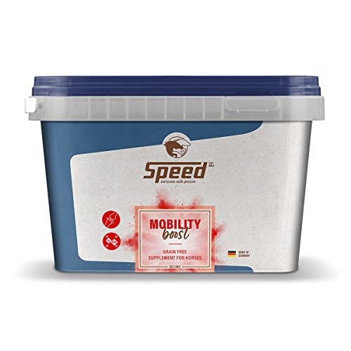 SPEED MOBILITY boost, 1.500 g, Ergänzungsfutter für den Bewegungsapparat von Pferden, unterstützt die Gelenke, Power-Rezept mit MSM und Hyaluron, getreidefrei