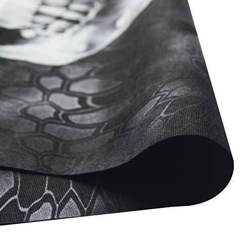 Obacle Skull Face Mask Half for Dust Wind UV Sun Protection Seamless 3D Tube Mask Bandana for Men Women Durable Thin Breathable Skeleton Mask Motorcycle Riding Biker Fishing Cycling Sports Festival