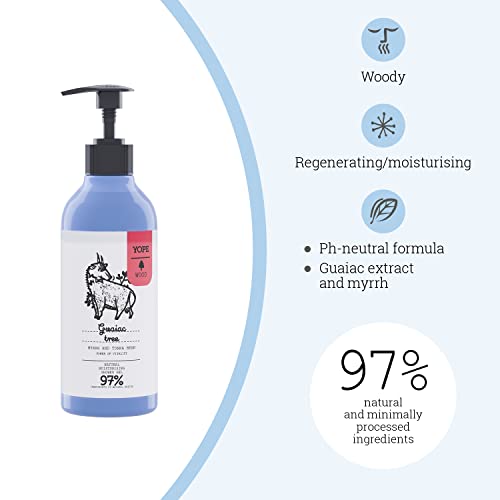 YOPE Natural Shower Gel, Guaiac Tree, 400 ml (Pack of 1) - Image 2