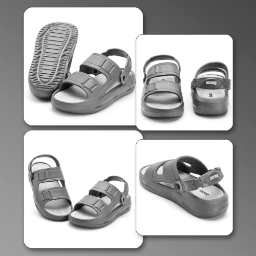 Image of DOCTOR HEALTH SUPER SOFT Men's Sports Sandals | Lightweight EVA Sandals with Back Strap | Anti-Skid Cushioned Comfort Outdoor Casual Walking Sandals