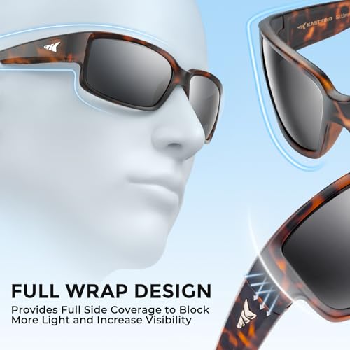Image of KastKing Skidaway Polarized Sport Sunglasses for Men and Women,Ideal for Driving Fishing Cycling and Running,UV Protection