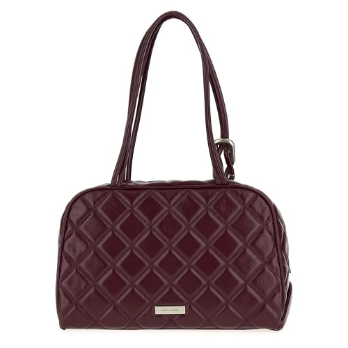 MARC JACOBS Women’s The Dual Satchel Bag, Dark Plum, Taglia UNICA