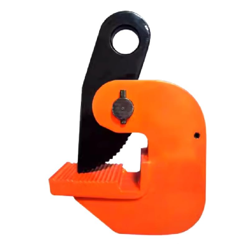 DNGXAOYA Heavy-Duty Flatbed Lifting Tongs,Plate Lifting Clamp,1-ton to 10-ton Capacity, with Jaws Up to 12.5cm/4.9in,for Lifting and Handling(1T)