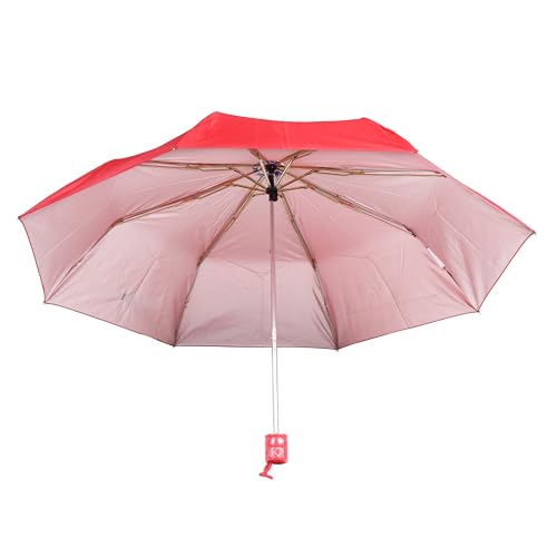 Image of 3-Fold Mono Silver Manual Opening 21.5inch Umbrella for Mens and Womens