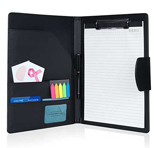 Agoer Porte Documents A4 Porte Bloc,Porte-Documents Format A4 avec Fermeture Magnétique...