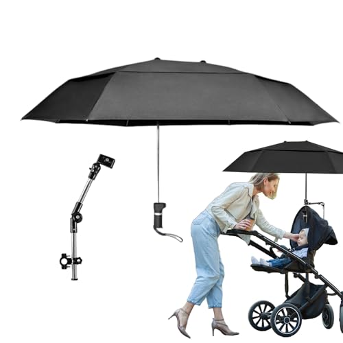 Paraguas para sillas con abrazadera, paraguas para silla de playa,UV Protection Silla Sheorchair paraguas con abrazadera | Accesorios al aire libre compactos portátiles portátiles de canopy de sol