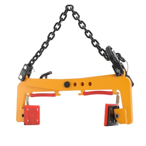 ECUTEE Pinces de Levage 12-36cm 325kg Pinces Levage Ouverture Réglable Pince de levage pour bordure, Verticale Pince Plaque Verticale pour Levée et...